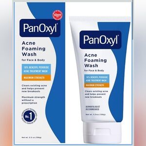 PanOxyl 10% Benzoyl Peroxide Acne Foaming Face & Body Wash NEW 🏷️